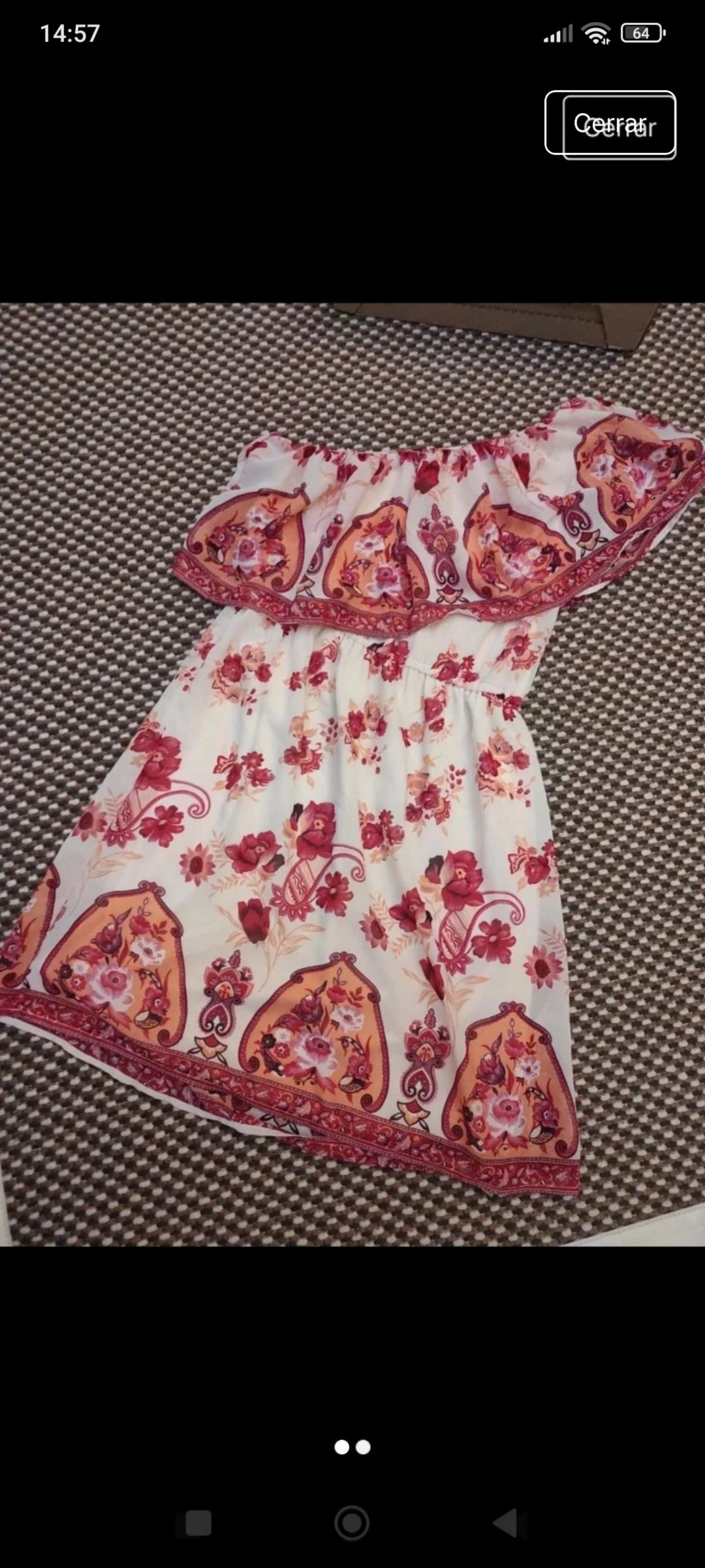 Vestido asimétrico t.s